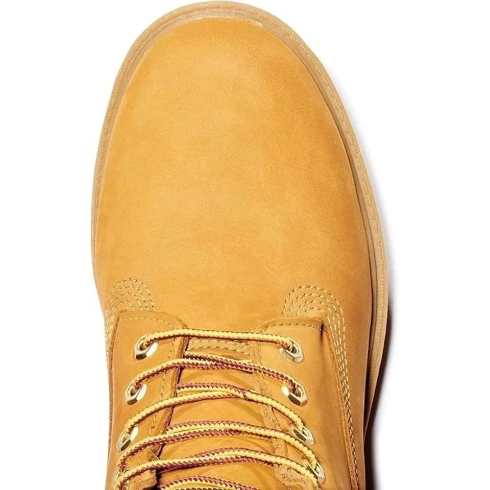 Timberland 6-Inch Classic Juniors Big Kid Size 5.5 Waterproof Boots Wheat Nubuck